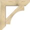 Ekena Millwork Westlake Slat Rough Sawn Bracket w/ Offset Brace, Douglas Fir, 8"W x 32"D x 32"H BKT0806X32X32WTL06RDF - alternate 4